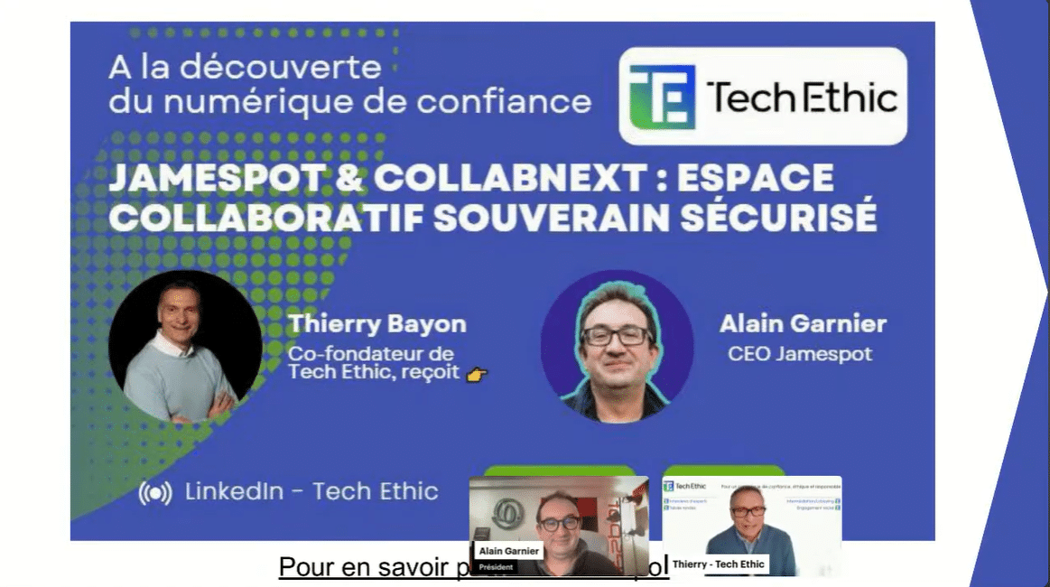 Jamespot Alain Garnier Collaboration souveraine