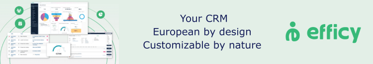 Efficy Your CRM – European by design, customizable by nature (750 x 130 px)